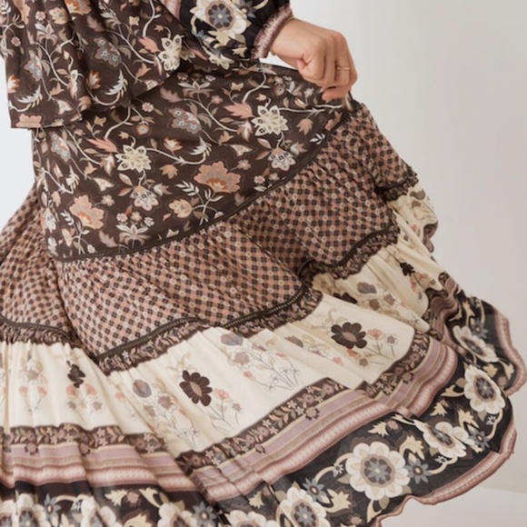 NWT Spell & The Gypsy | Portobello Road Maxi Skirt - Picture 7 of 12